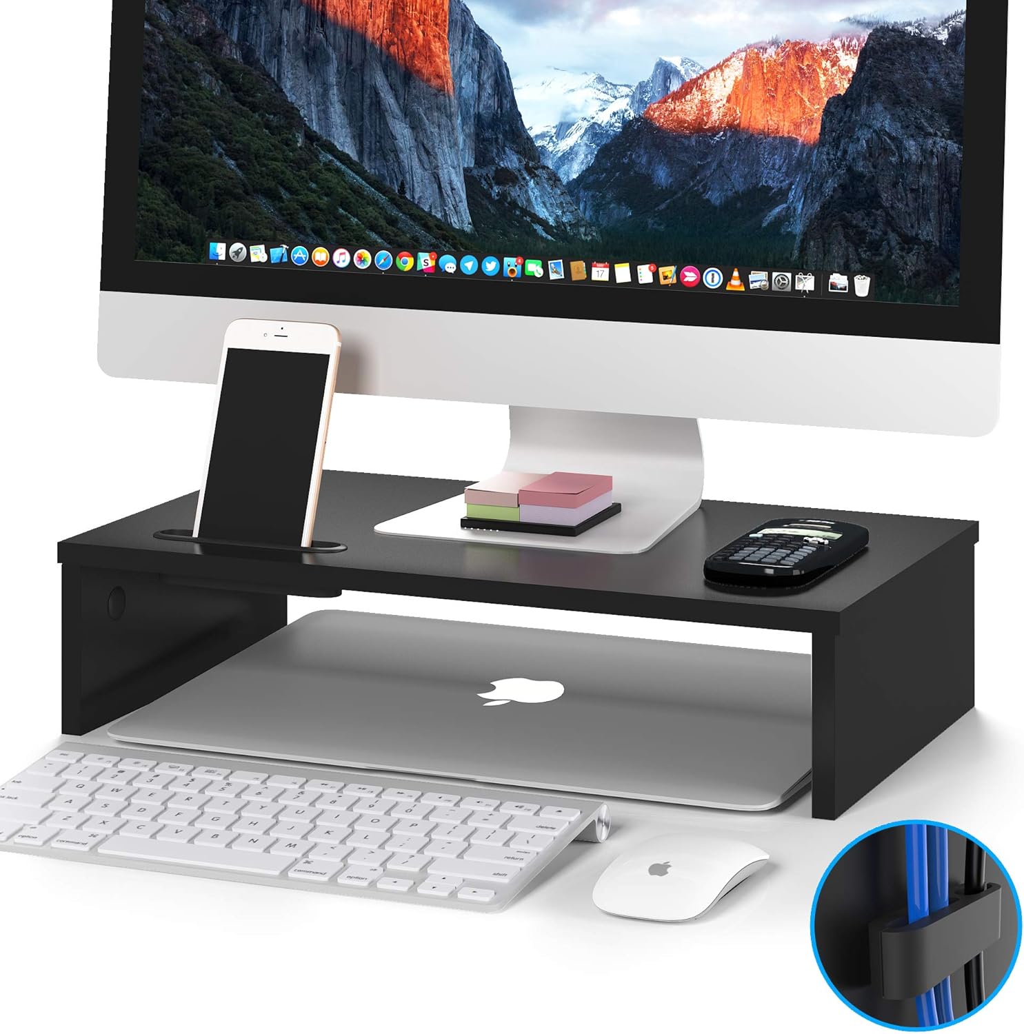 Detalle de BONTEC Monitorständer 10,4 cm