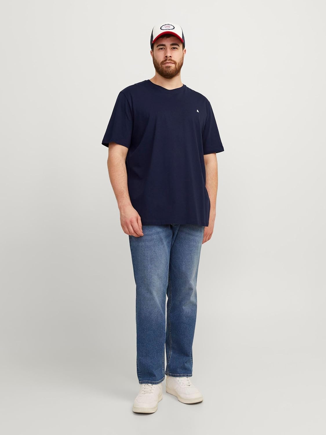 Detalle de JACK & JONES Herren Jjepaulos Tee Ss Crew Neck Noos – T‑Shirt im Casual-Look