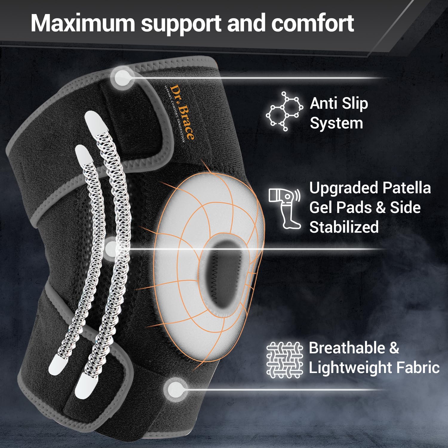 Detalle de DR. BRACE ELITE Knee Brace