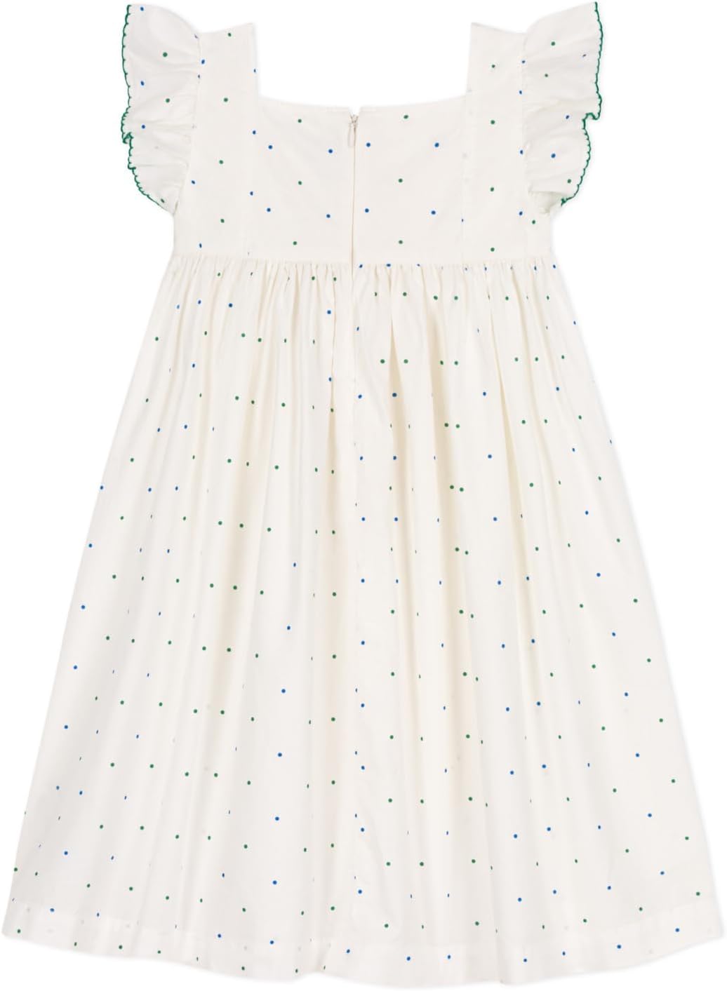 Thumbnail 1 de Petit Bateau Robe longue sans manches fille en coton à pois
