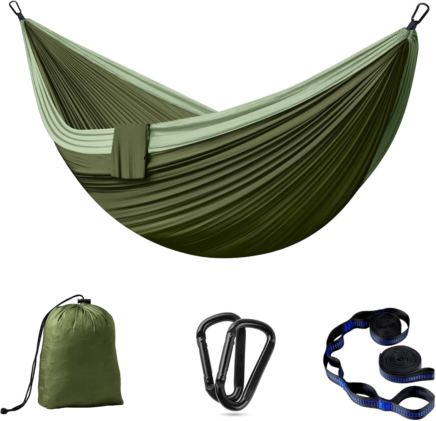 Thumbnail 6 de FORRINX campinghängmatta 300 x 200 cm för två, fallskärmsnylon, upp till 300 kg