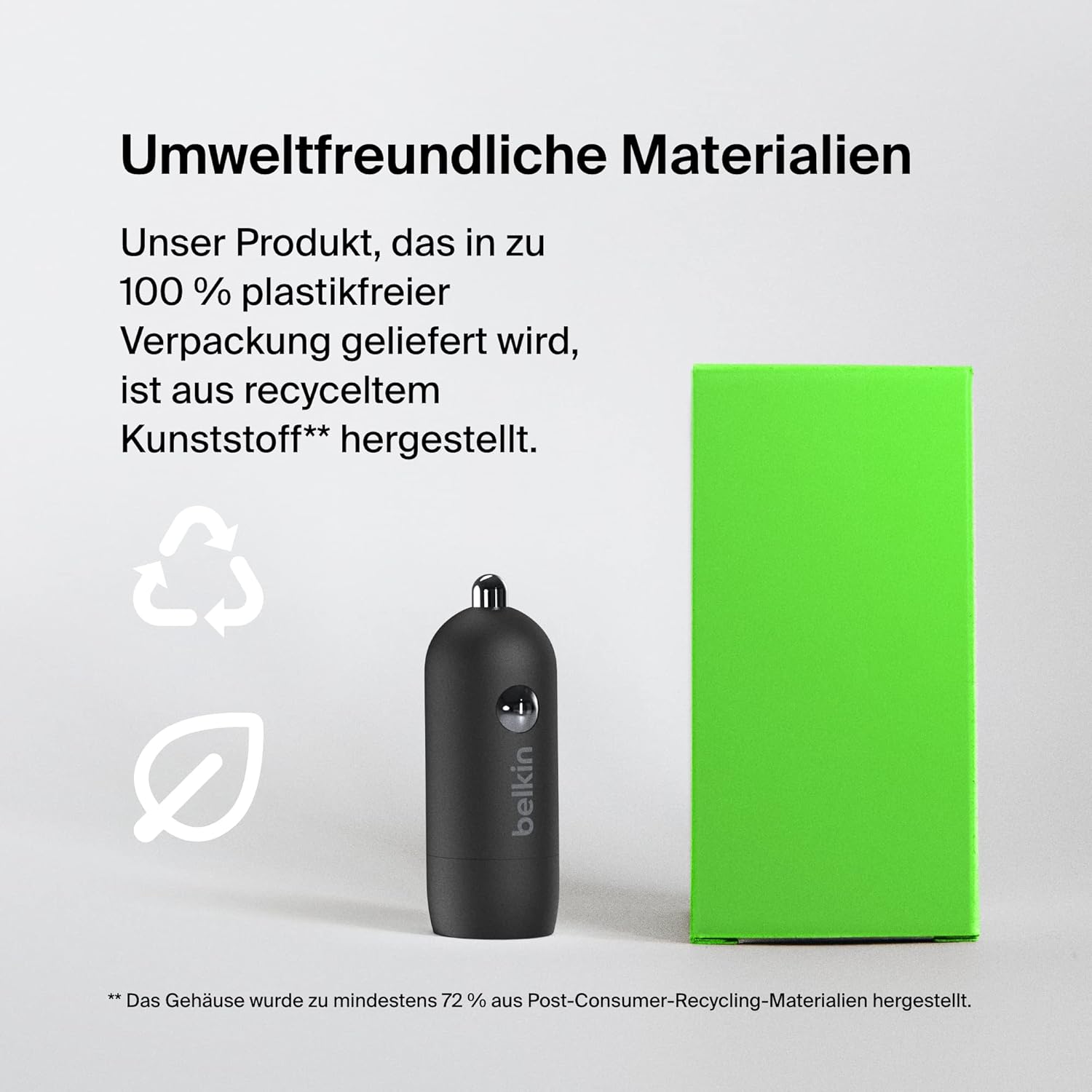 Thumbnail 5 de Belkin BoostCharge 30-W-Kfz-Schnellladegerät mit USB-C Power Delivery