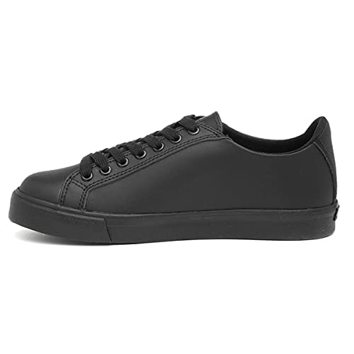 Detalle 2 de Kickers Tovni Shoes UK 5 Black: Leather, Triple Stitch Details