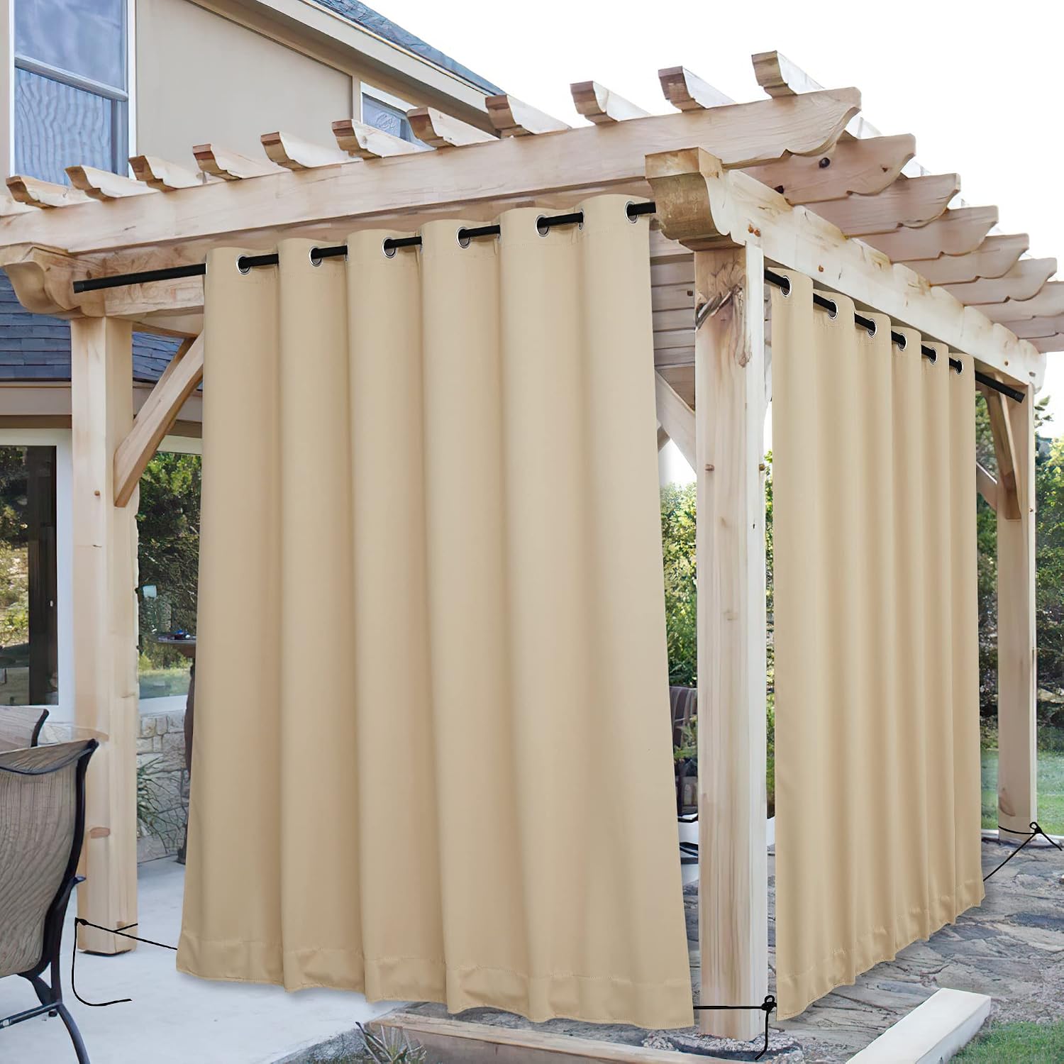Thumbnail 6 de NICETOWN Outdoor Curtains, W84xL108