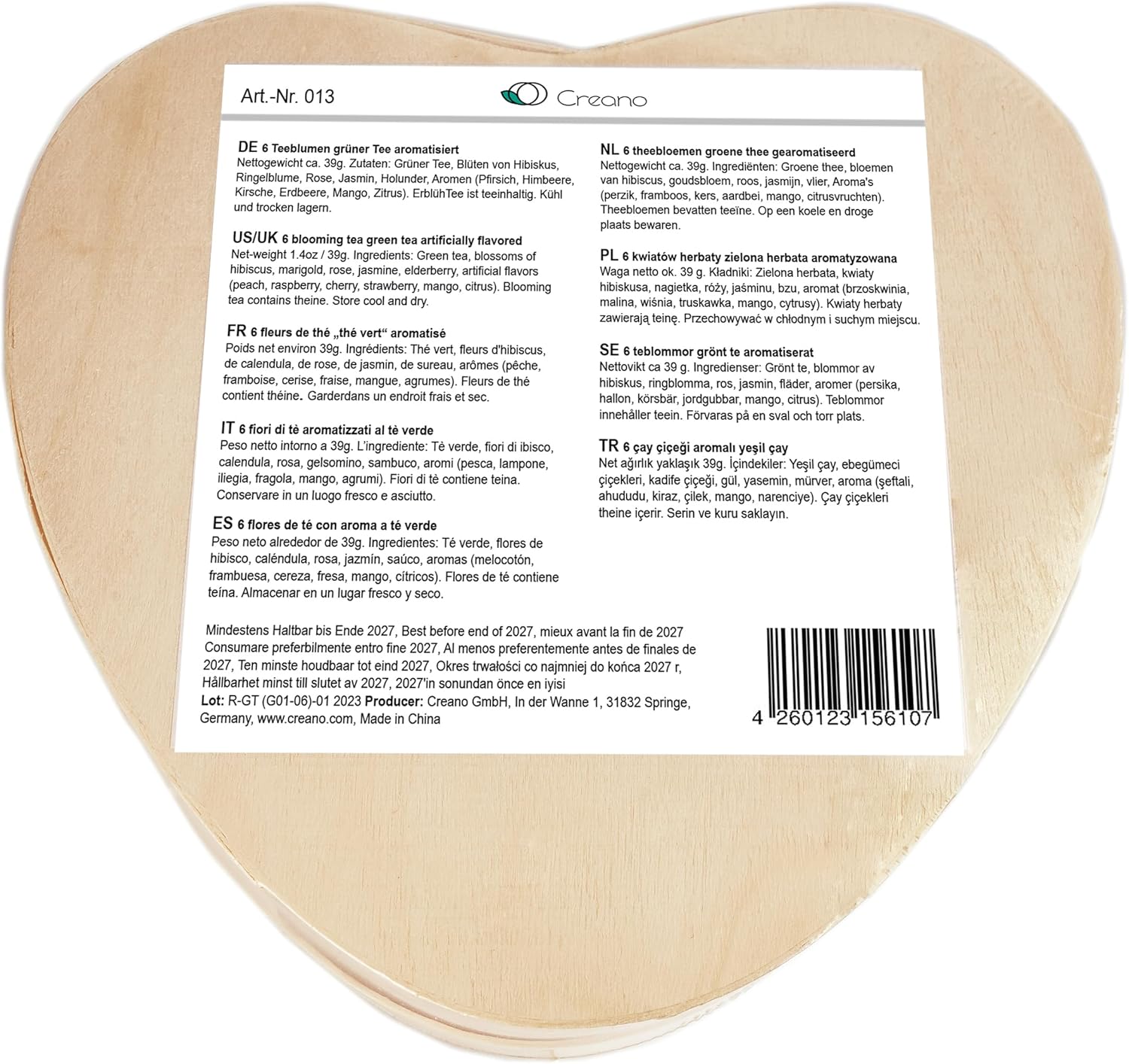 Thumbnail 4 de Creano Mix Fiori di Tè 6 pezzi 🍵