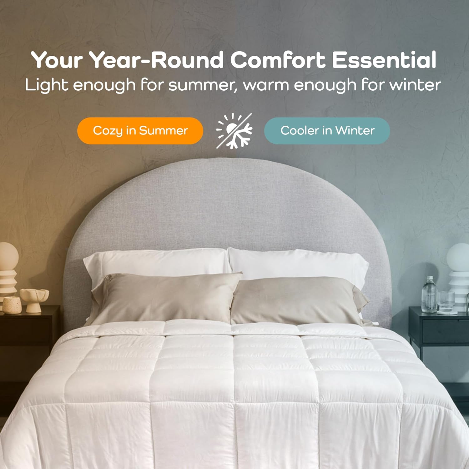 Thumbnail 4 de Olive + Crate Cooling Down Alternative Comforter 88x90