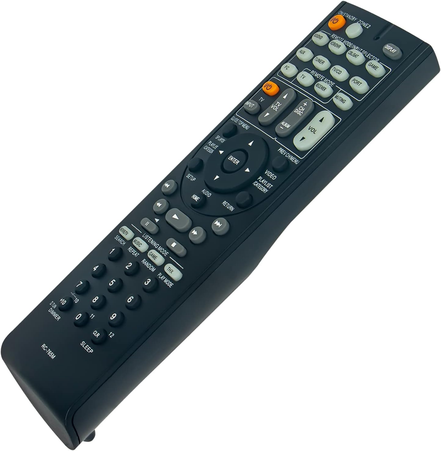 Detalle de RC-765M Replacement Remote Control – VINABTY-fit for Onkyo AV Receivers (TX-SR608, TX-SR313)