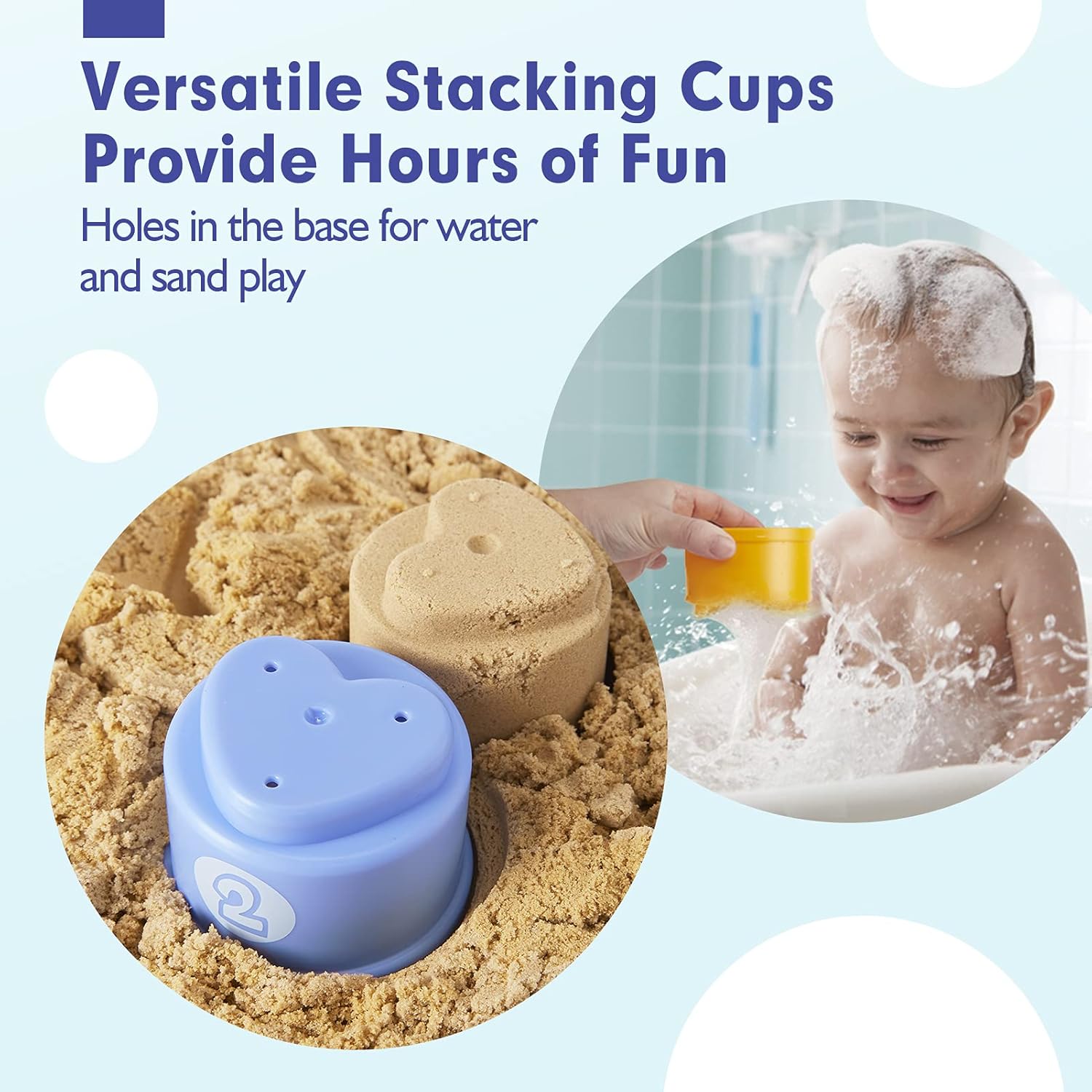 Thumbnail 5 de Hahaland Rainbow Stacking Cups 10 Pcs