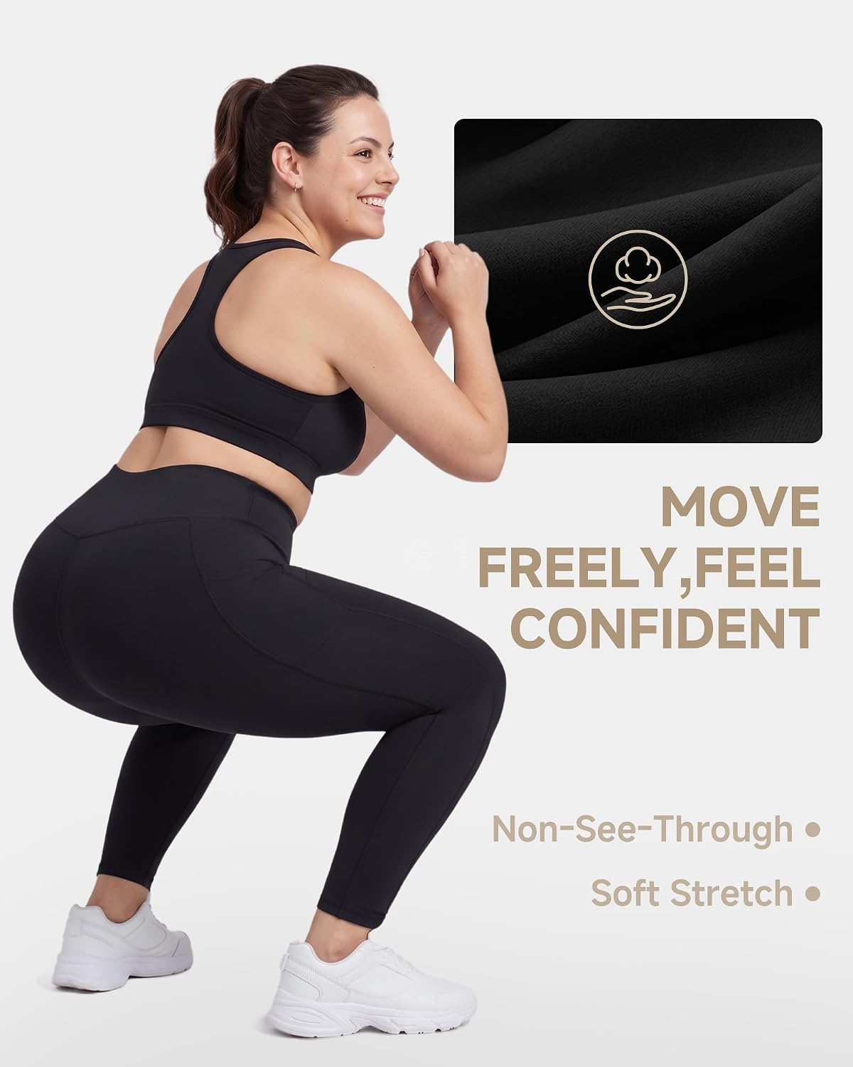 Thumbnail 5 de HLTPRO Plus Size Leggings with Pockets