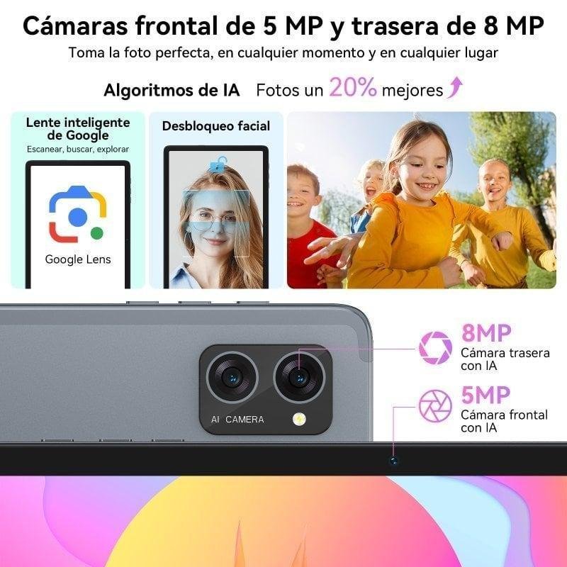 Detalle de Tablet ExcitPower T20 WiFi 10,1" con Teclado y Stylus Pen — 8 GB/256 GB, azul