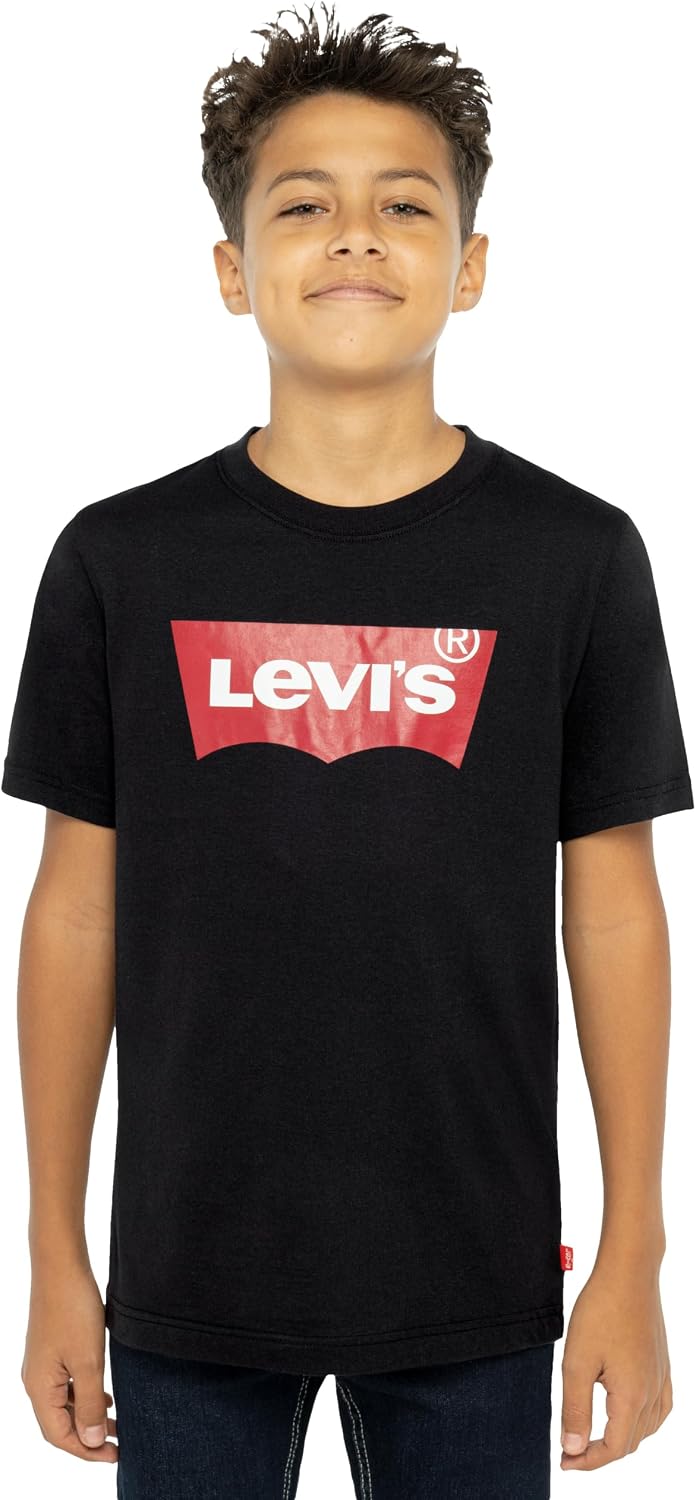 Detalle de Levi's Bambini e ragazzi Lvb Batwing Tee T-shirt Nero (Black), 14 anni