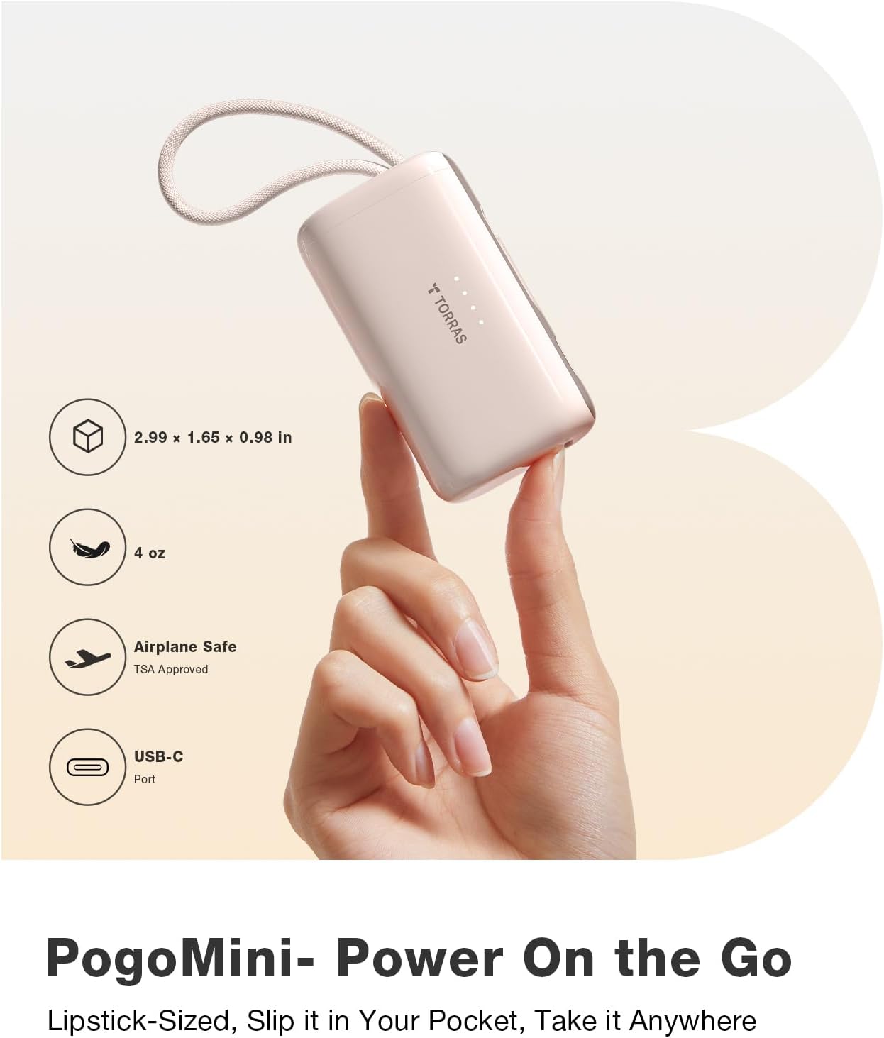 Detalle 2 de TORRAS Portable Charger 5,000mAh