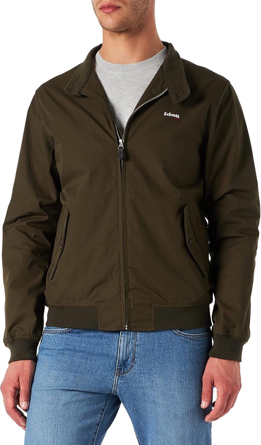 Thumbnail 5 de Schott Veste Schott ref_48717 Marine – Marine