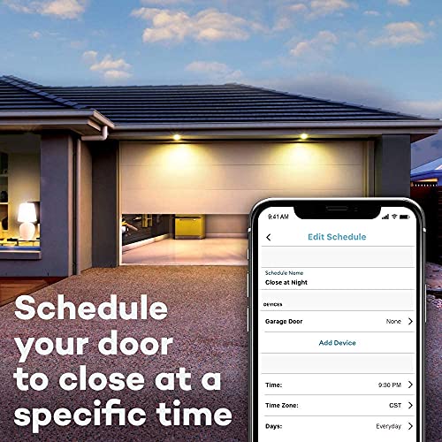 Detalle de CHAMBERLAIN Smart Garage Control: Wireless Hub with 4x Range, myQ App Access, and Bluetooth Setup