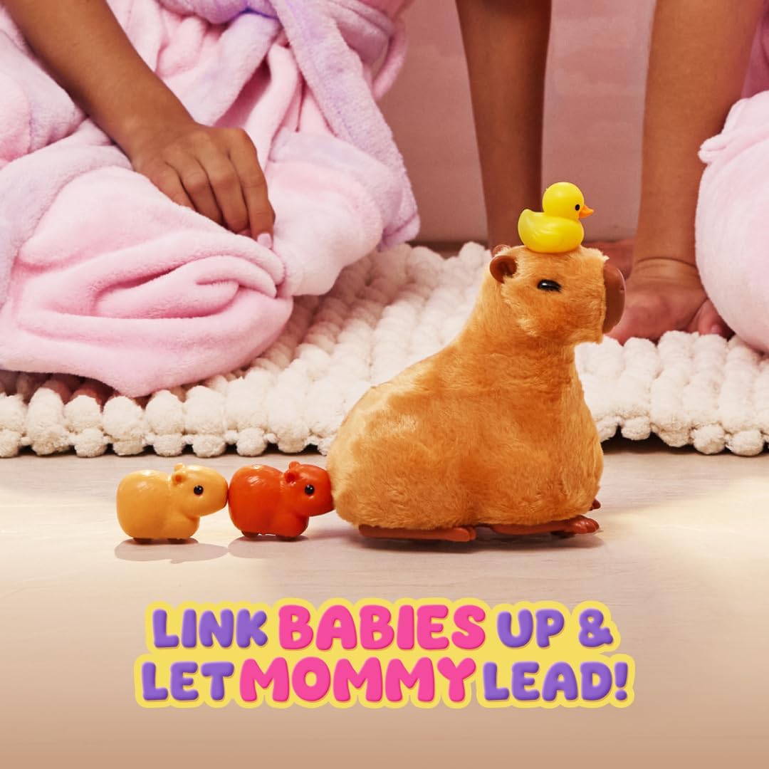 Thumbnail 5 de Pets Alive Mommy & Baby Surprise Series 1 9574 Capybara Toy, 25 cm