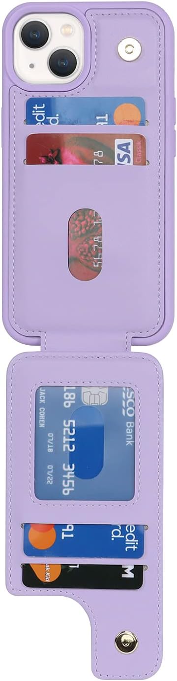 Thumbnail 6 de Lipvina iPhone 11 Pro Wallet Case with 4 Card Slots and Ring Stand