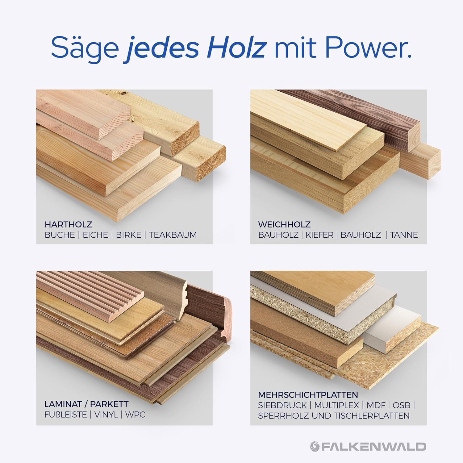 Detalle 2 de FALKENWALD® Sägeblatt 216 x 30 mm ⚙