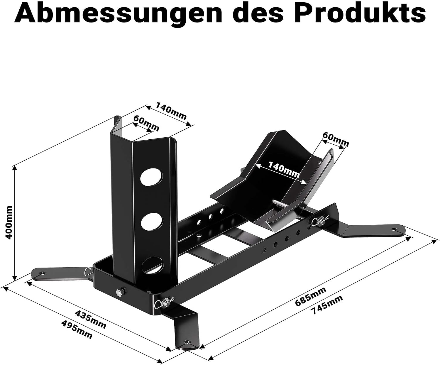 Thumbnail 2 de Wiltec Motorradständer bis 450kg Ø14-21