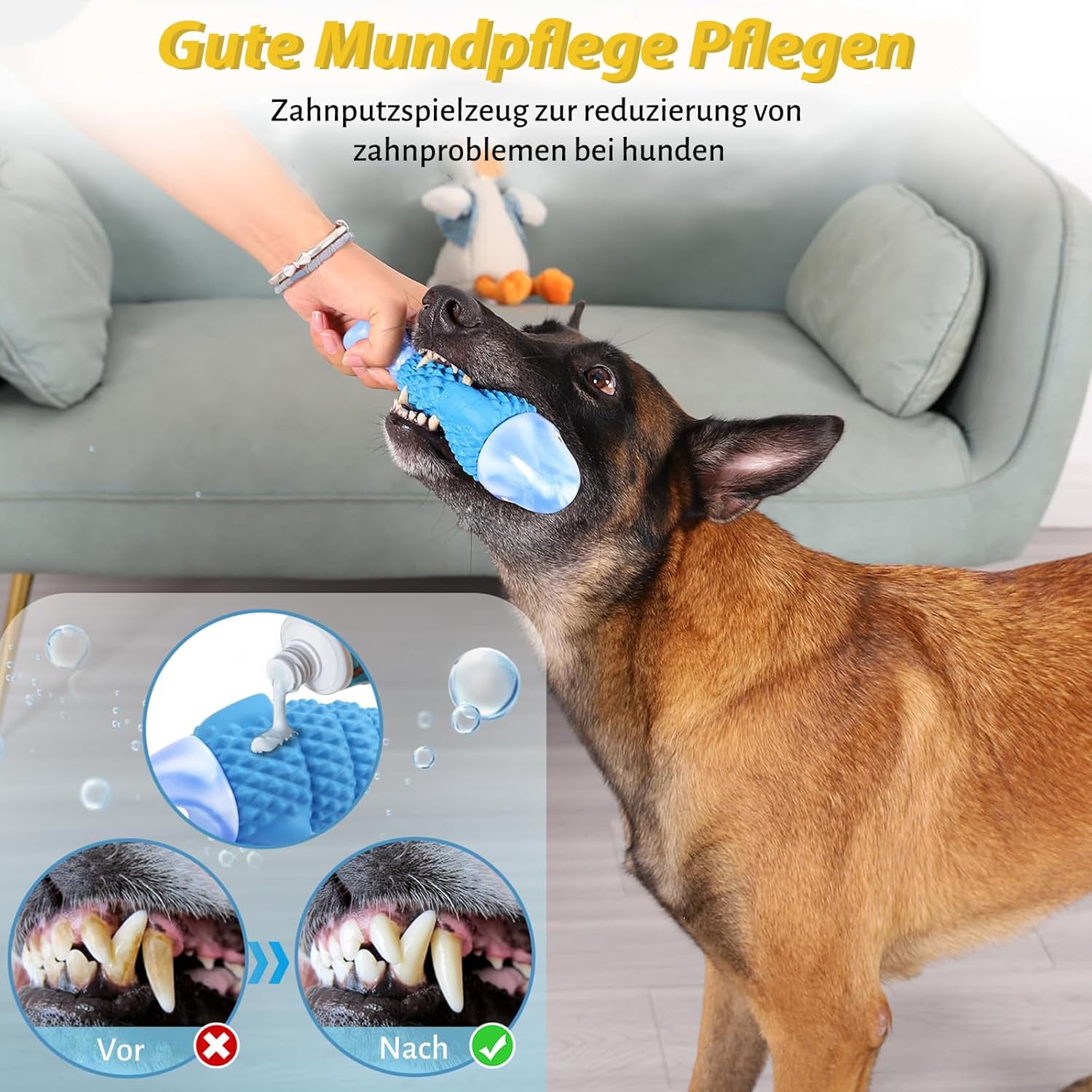 Detalle 2 de WinTour Kauspielzeug Hund Unzerstörbar