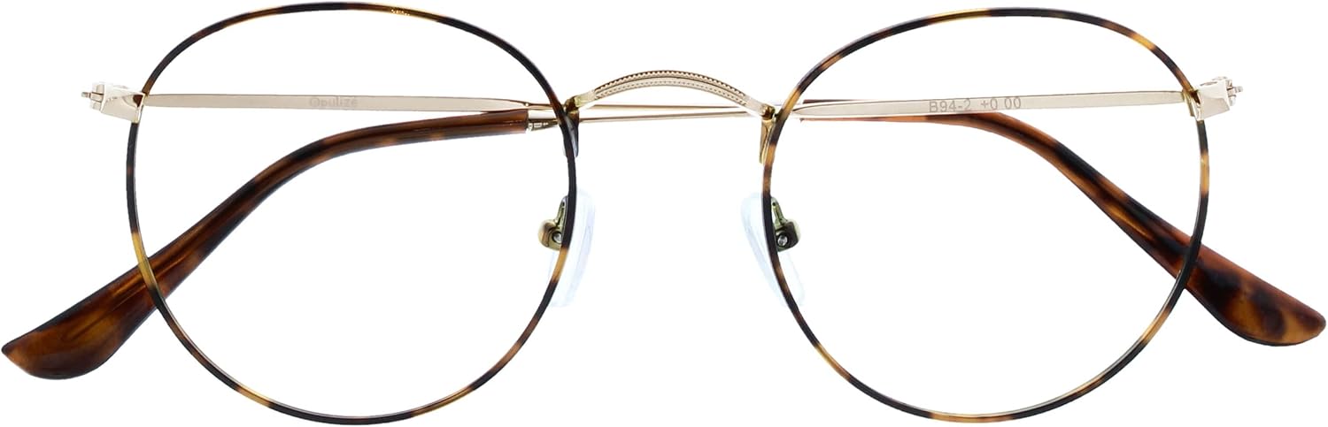 Thumbnail 6 de Opulize SOL B94 Lunettes de lecture en métal anti-lumière bleue