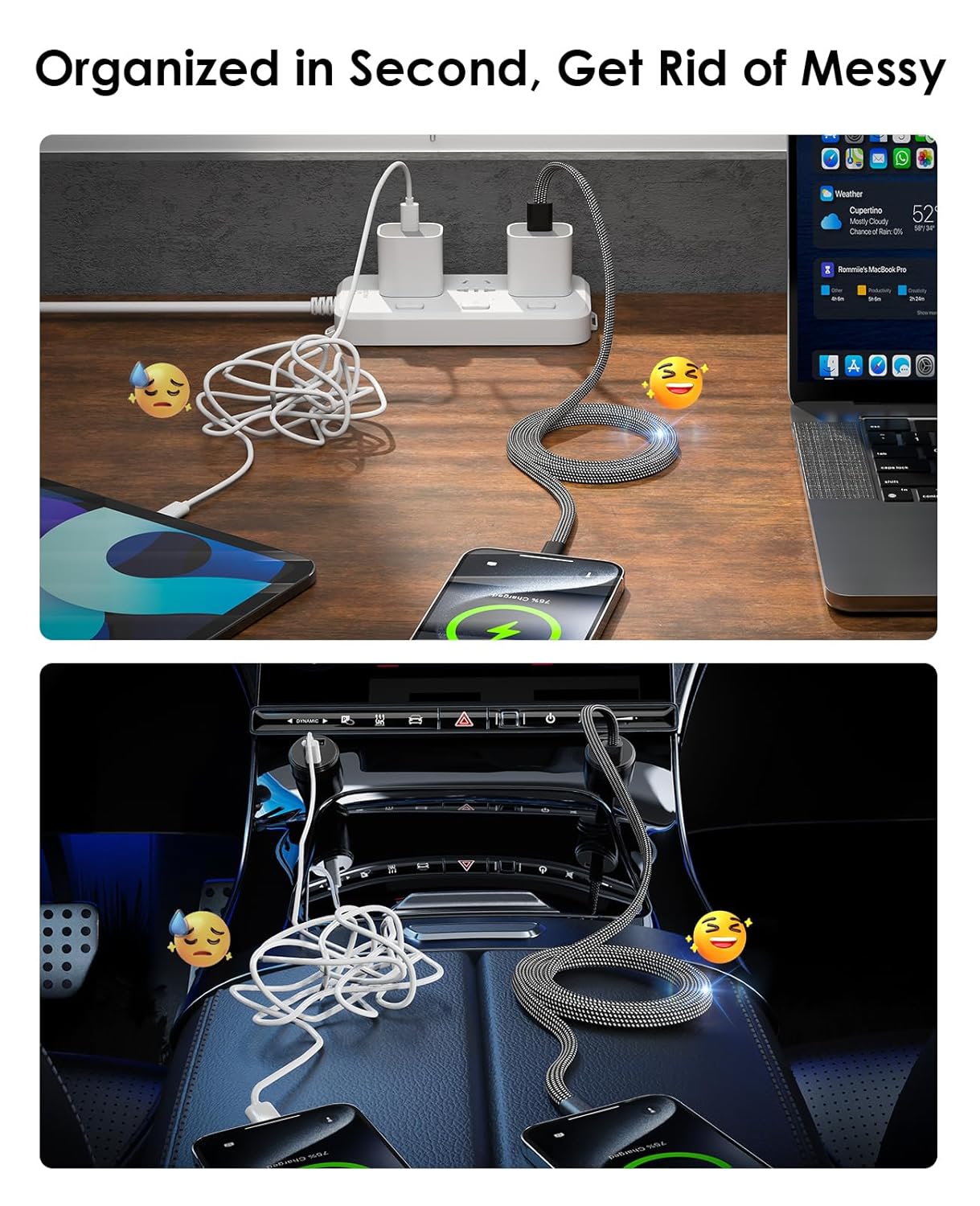 Thumbnail 4 de Magtame Cable USB A a C Magnético 1,5 m ⚡️