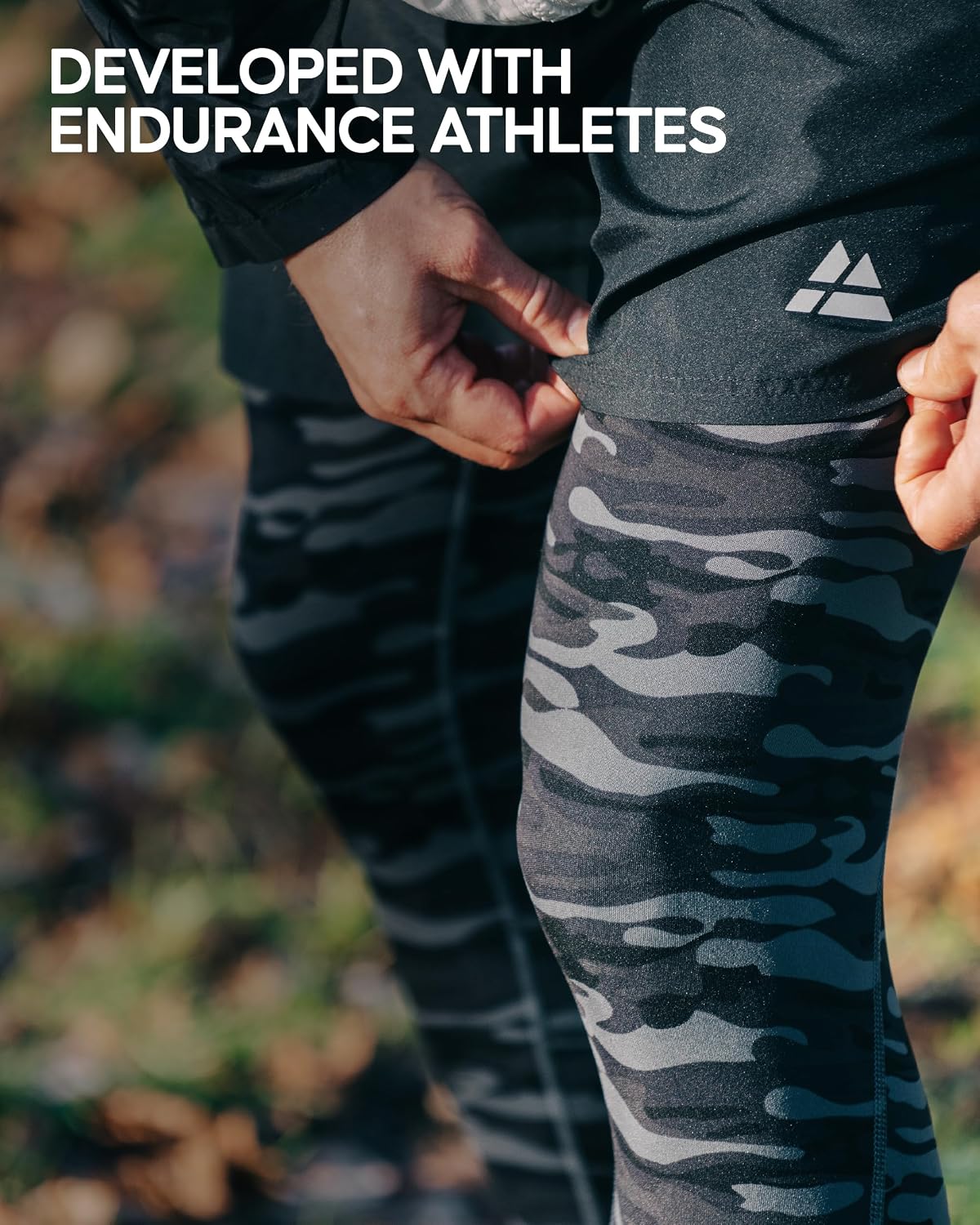 Detalle 1 de Compression running tights 2 pack