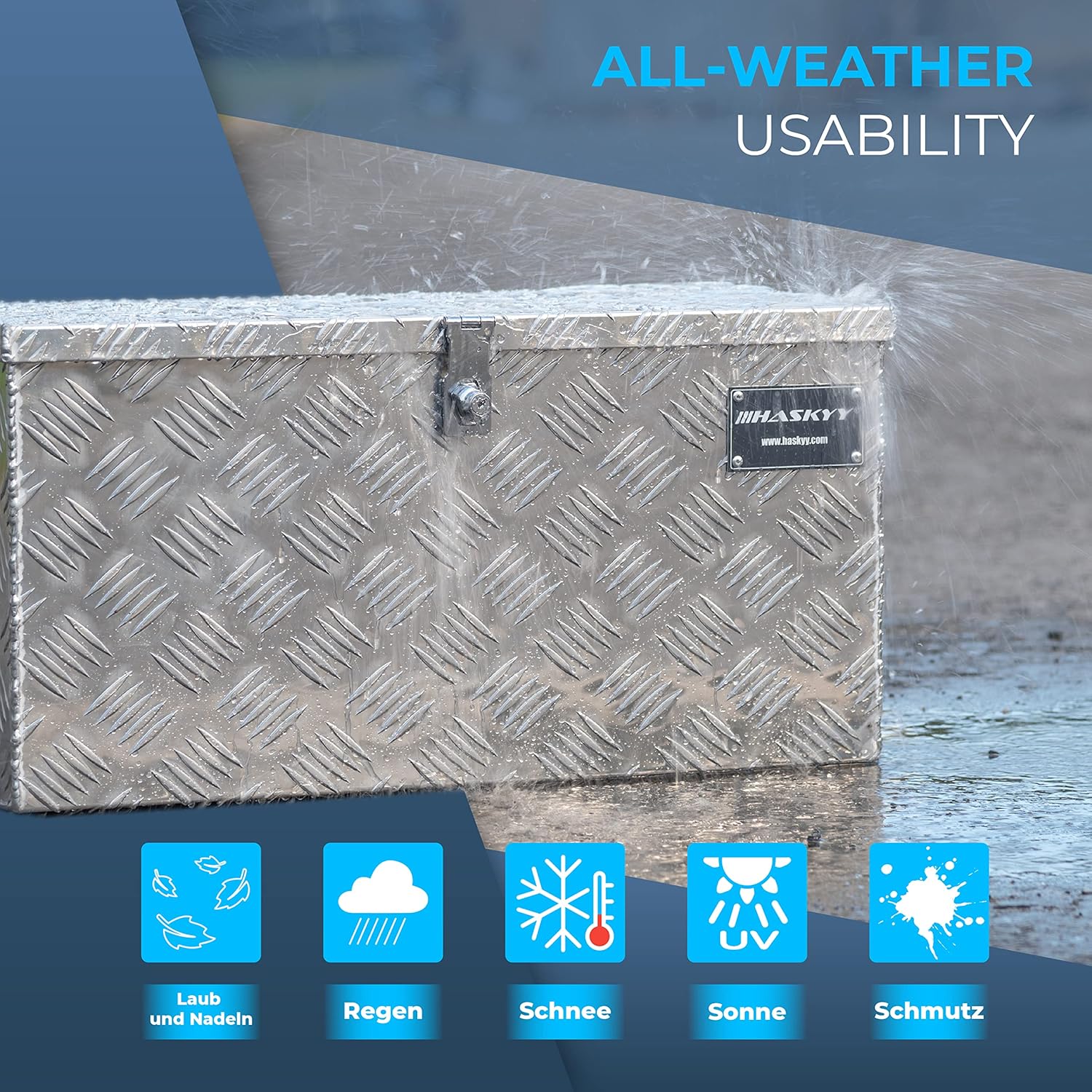 Thumbnail 6 de HASKYY Aluminium Transportbox 615x265x300 mm