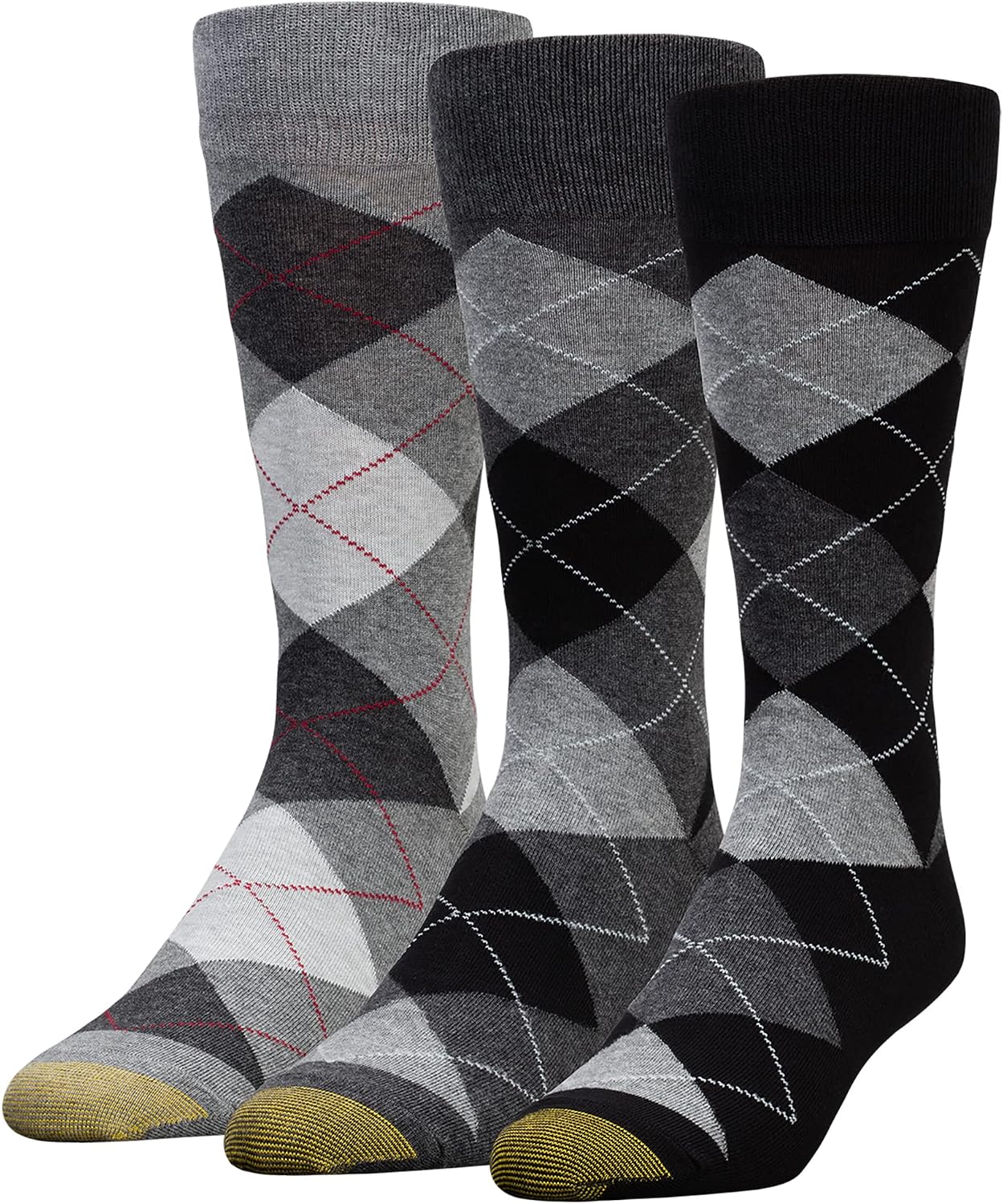 Thumbnail 5 de GOLDTOE Men's Argyle Dress Socks, 3-Pair Pack
