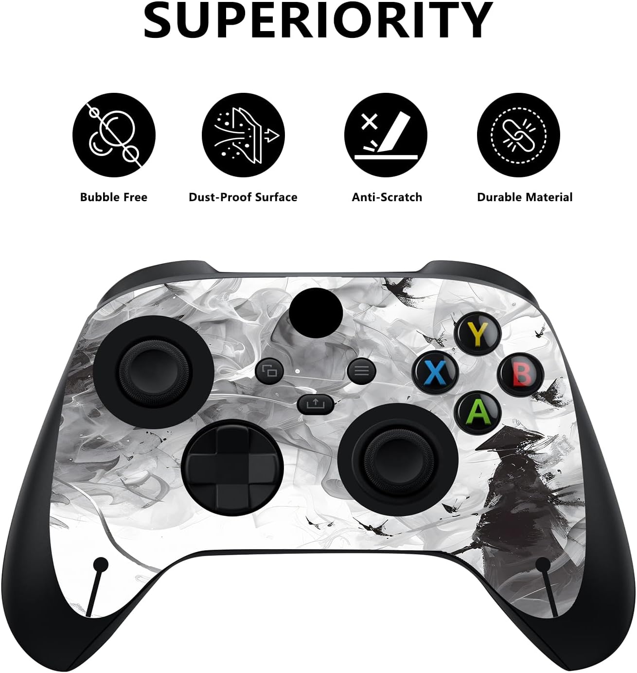 Thumbnail 1 de playvital Custom Vinyl Skins for Xbox Series X (Mistborn Dragon) – Console & Controller Wrap Decal Stickers