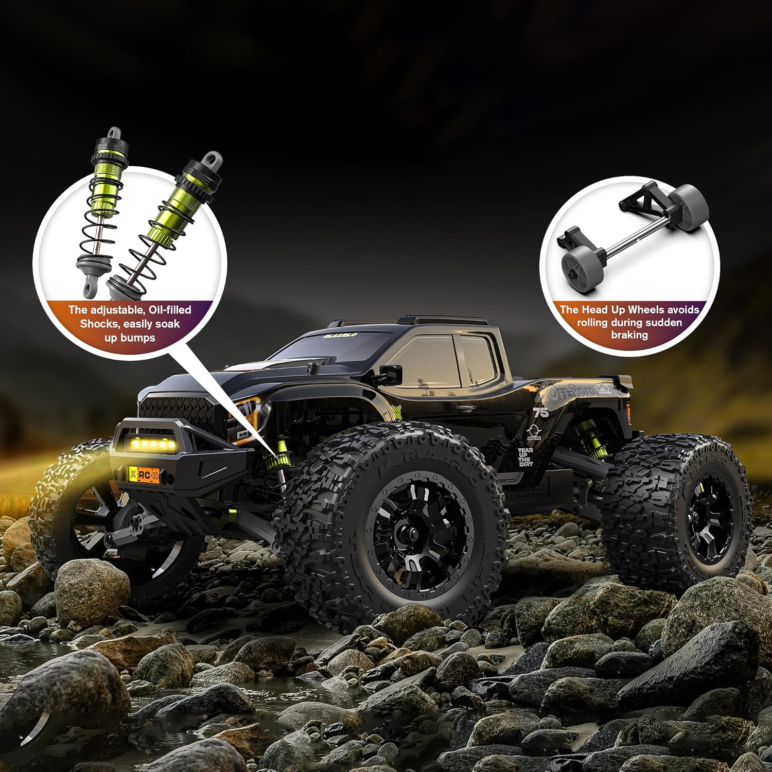 Thumbnail 5 de RIAARIO 1:10 Brushless RC Car 50 mph