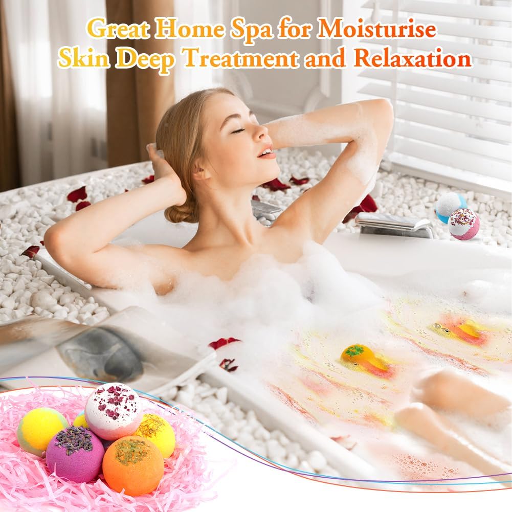 Detalle 2 de LOPHE Bombe da Bagno 12 Pezzi: set profumato e naturale per momenti di relax