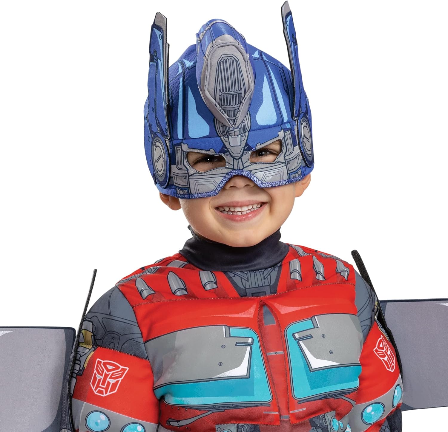 Detalle de Disguise Optimus Prime Toddler Costume with Padded Muscle Jumpsuit and Mask
