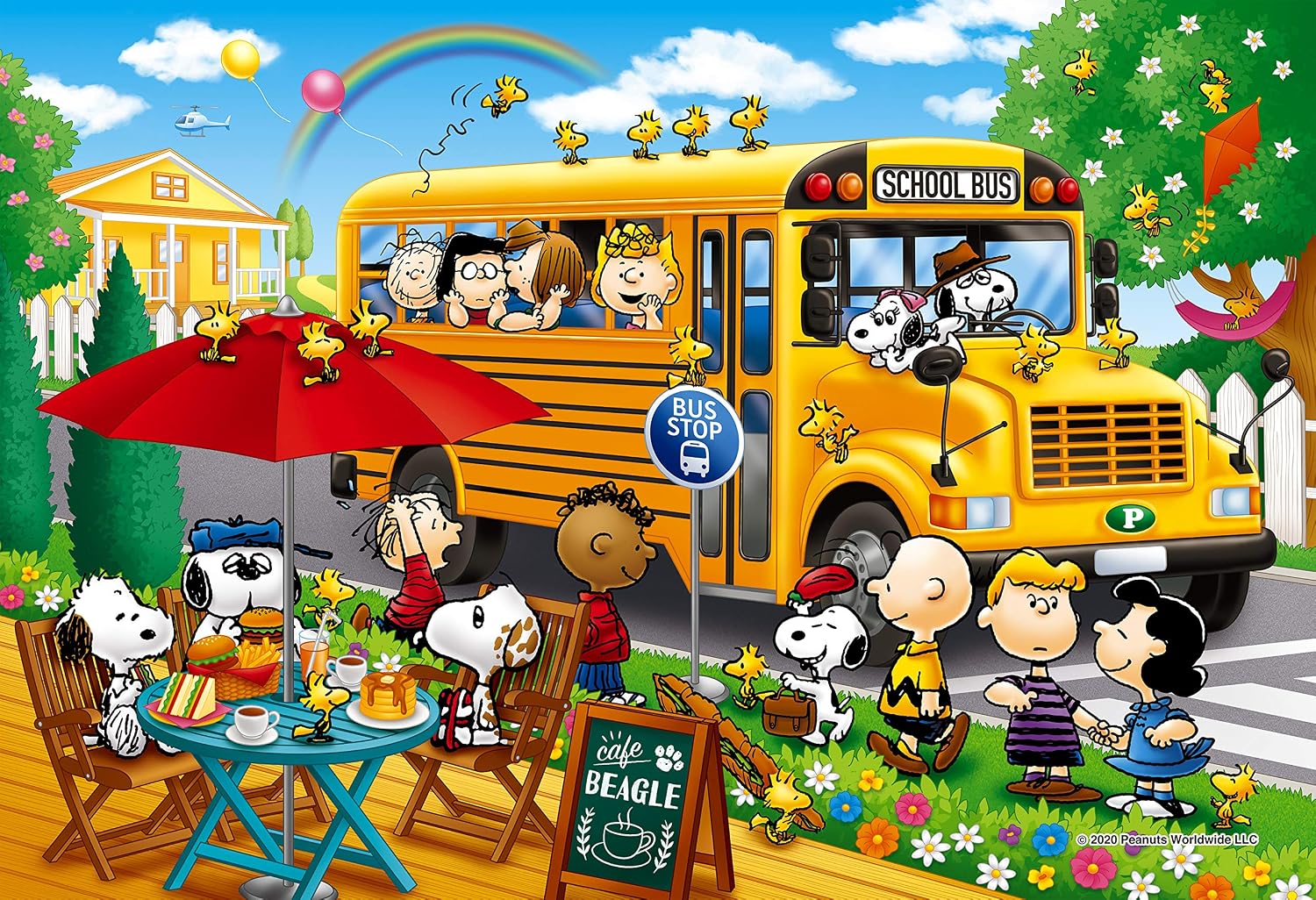 Thumbnail 4 de エポック社 54-717s PEANUTS スヌーピー ジグソーパズル 2000スーパースモールピース 38×53cm