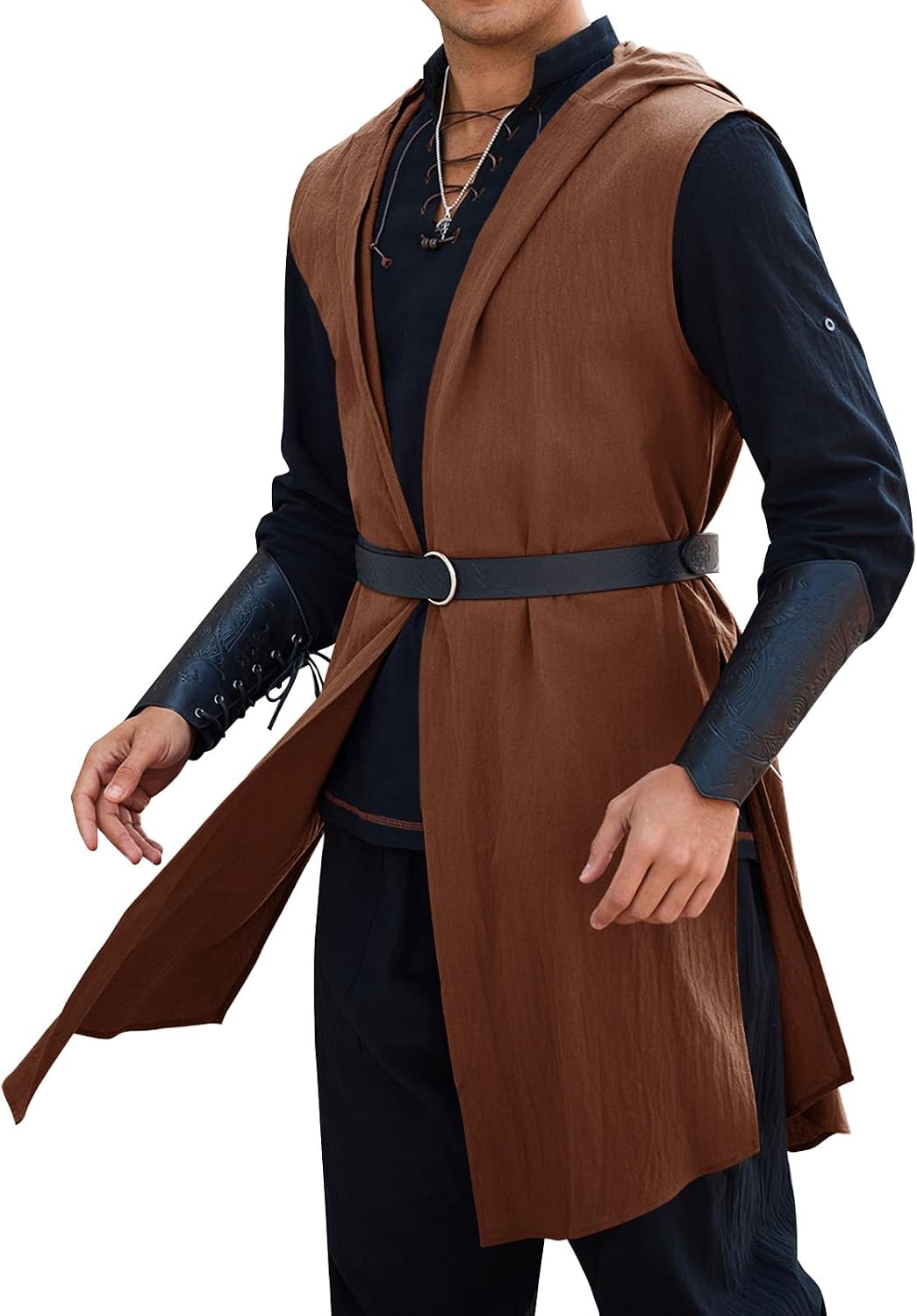 Detalle 2 de Runcati Men's Renaissance Surcoat, 100% Cotton