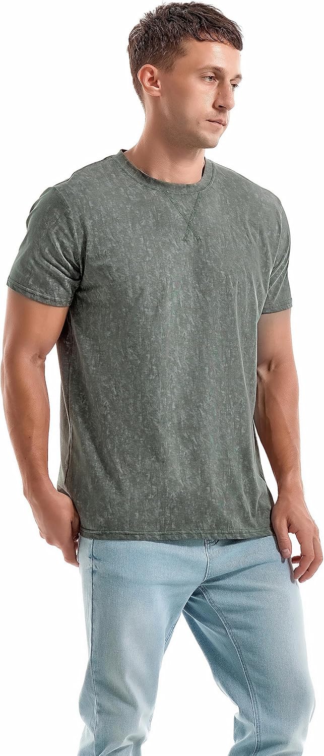 Thumbnail 2 de RONOMO Herren T-Shirt mit V-Ausschnitt für Casual-Looks