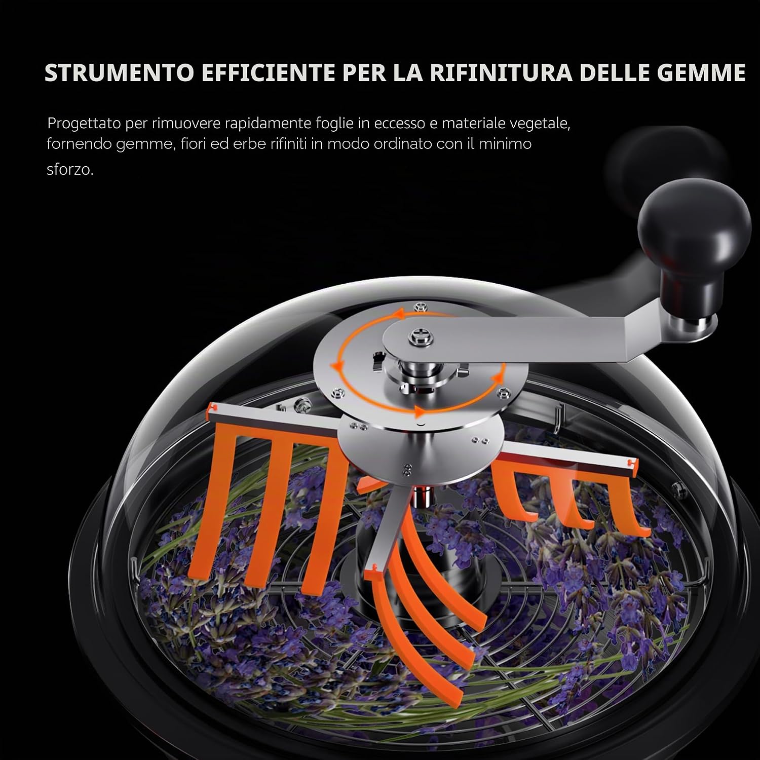 Thumbnail 1 de Spider Farmer Tagliabordi per bowl da 13 pollici: lame in acciaio inox e rotazione controllata