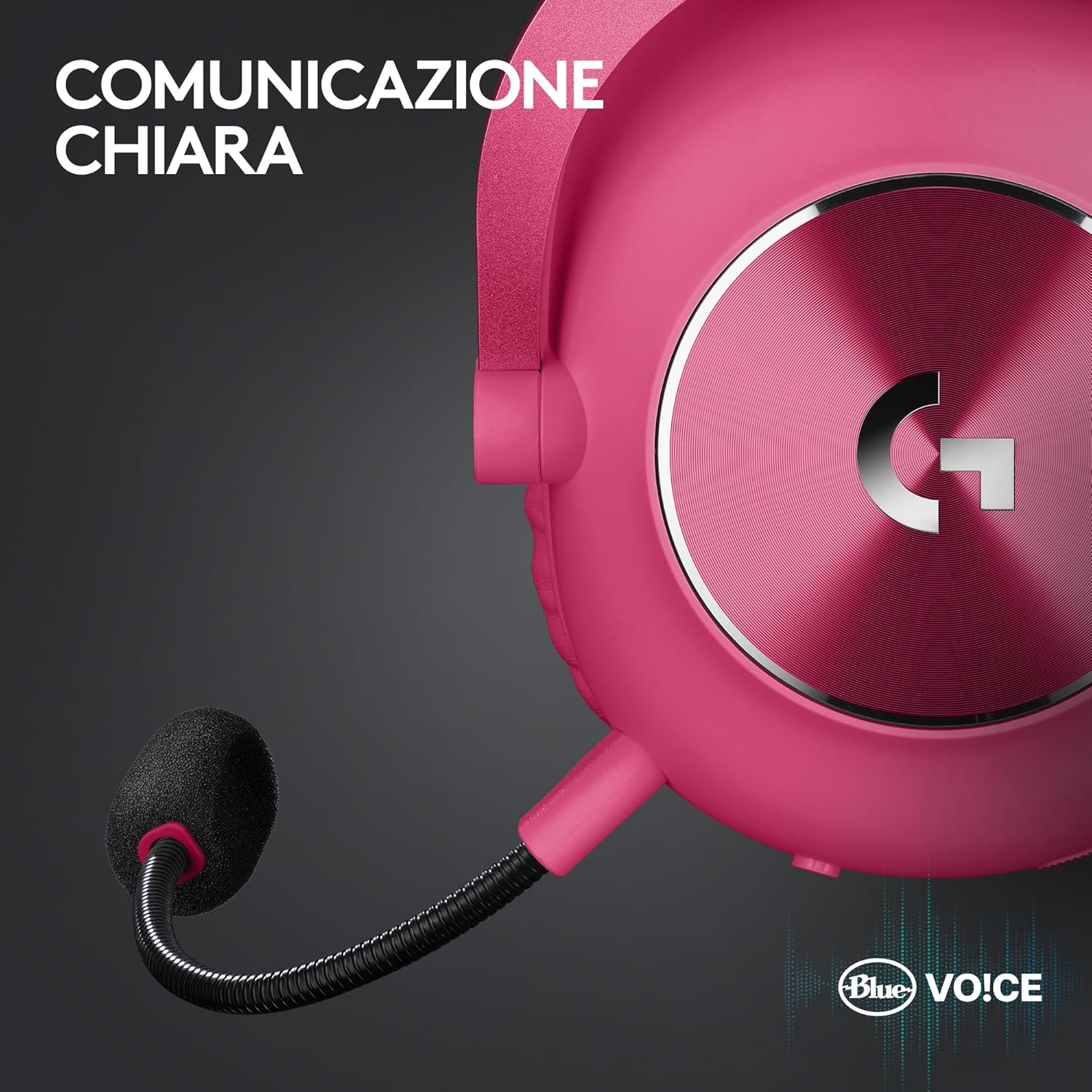 Thumbnail 6 de Logitech G PRO X 2 LIGHTSPEED cuffie gaming wireless con microfono removibile e driver Graphene 50 mm (magenta)