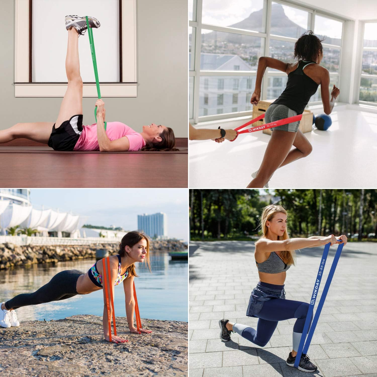 Thumbnail 6 de WIKDAY Resistance Bands Set 5 Levels