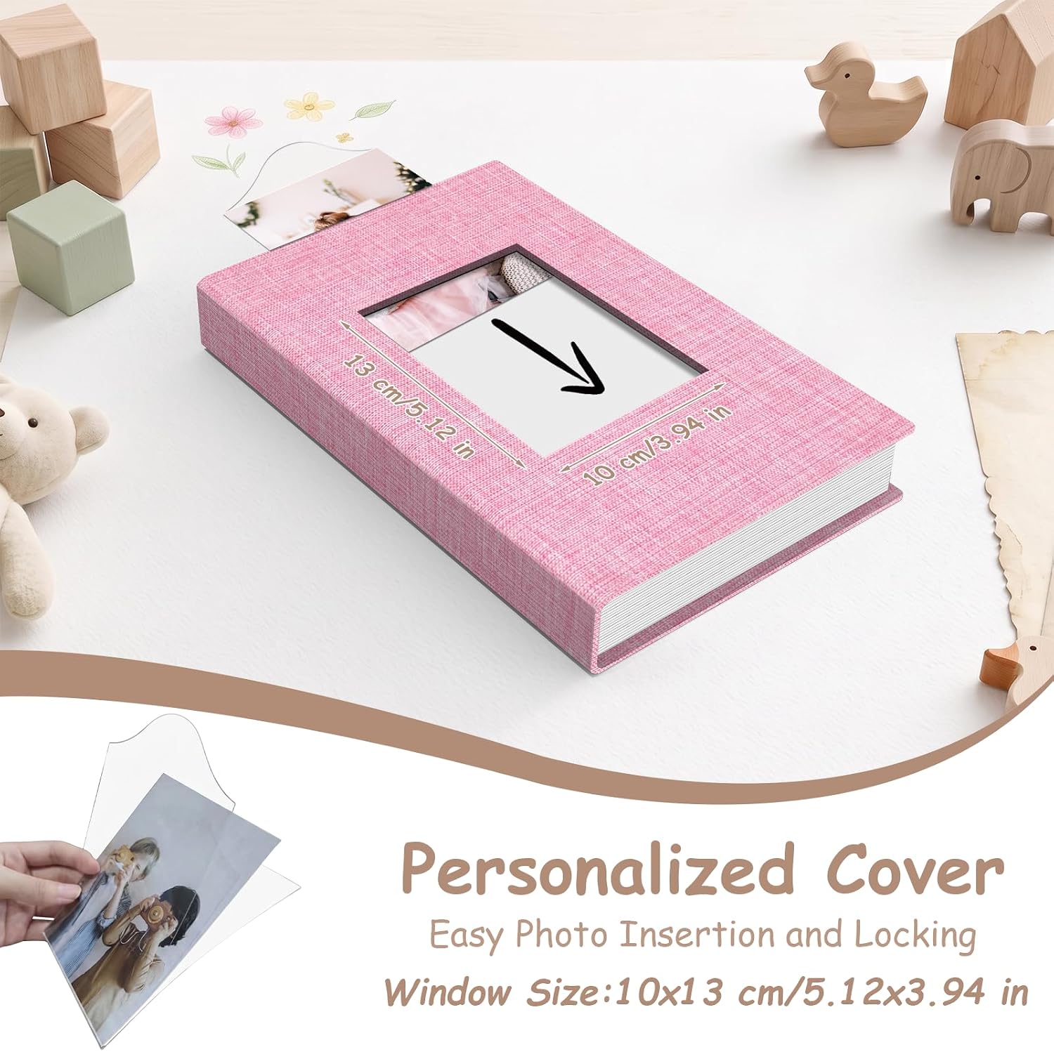 Detalle de popotop photo-02 4 x 6 Photo Album, Linen Cover, 300 Horizontal Pockets