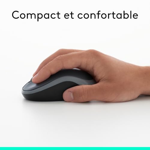 Thumbnail 4 de Logitech M185 Souris sans Fil — ambidextre, 2,4 GHz, autonomie 12 mois