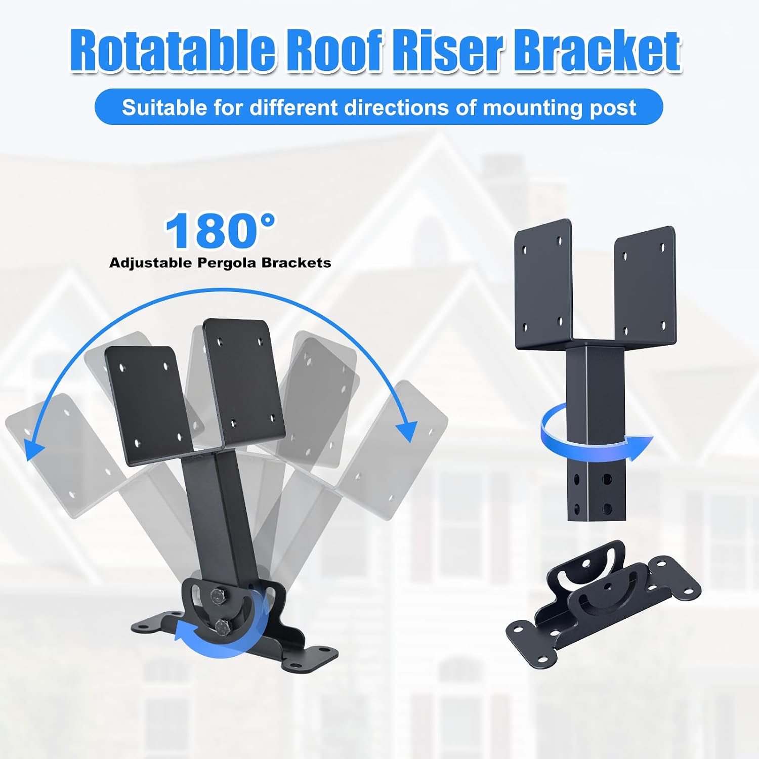 Detalle de Catheralysia Roof Riser Brackets, 4" x 4