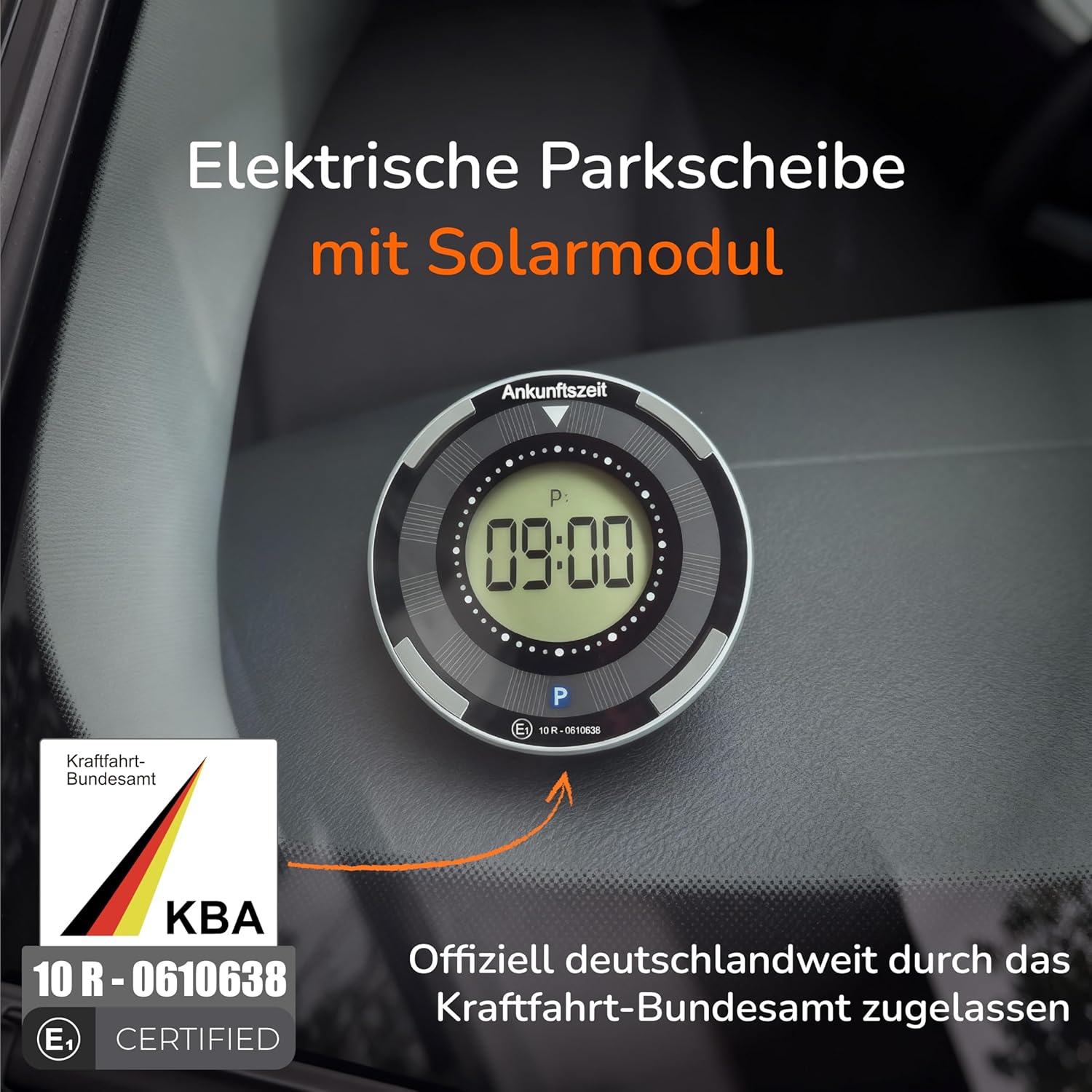 Thumbnail 1 de Upgrade4cars Elektronische Parkscheibe CR2450