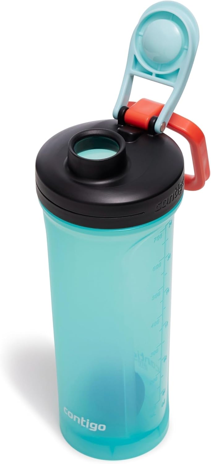 Detalle de Contigo Shake & Go 2.0 Botella Shaker Bubble Tea 🥤 820 ml
