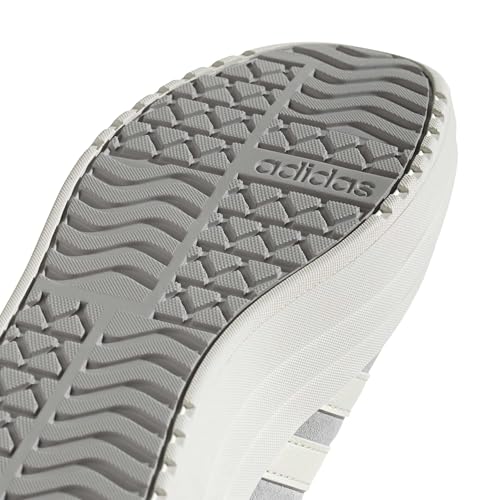 Thumbnail 5 de adidas VL Court Bold, baskets femme en cuir gris et blanc, 38 EU