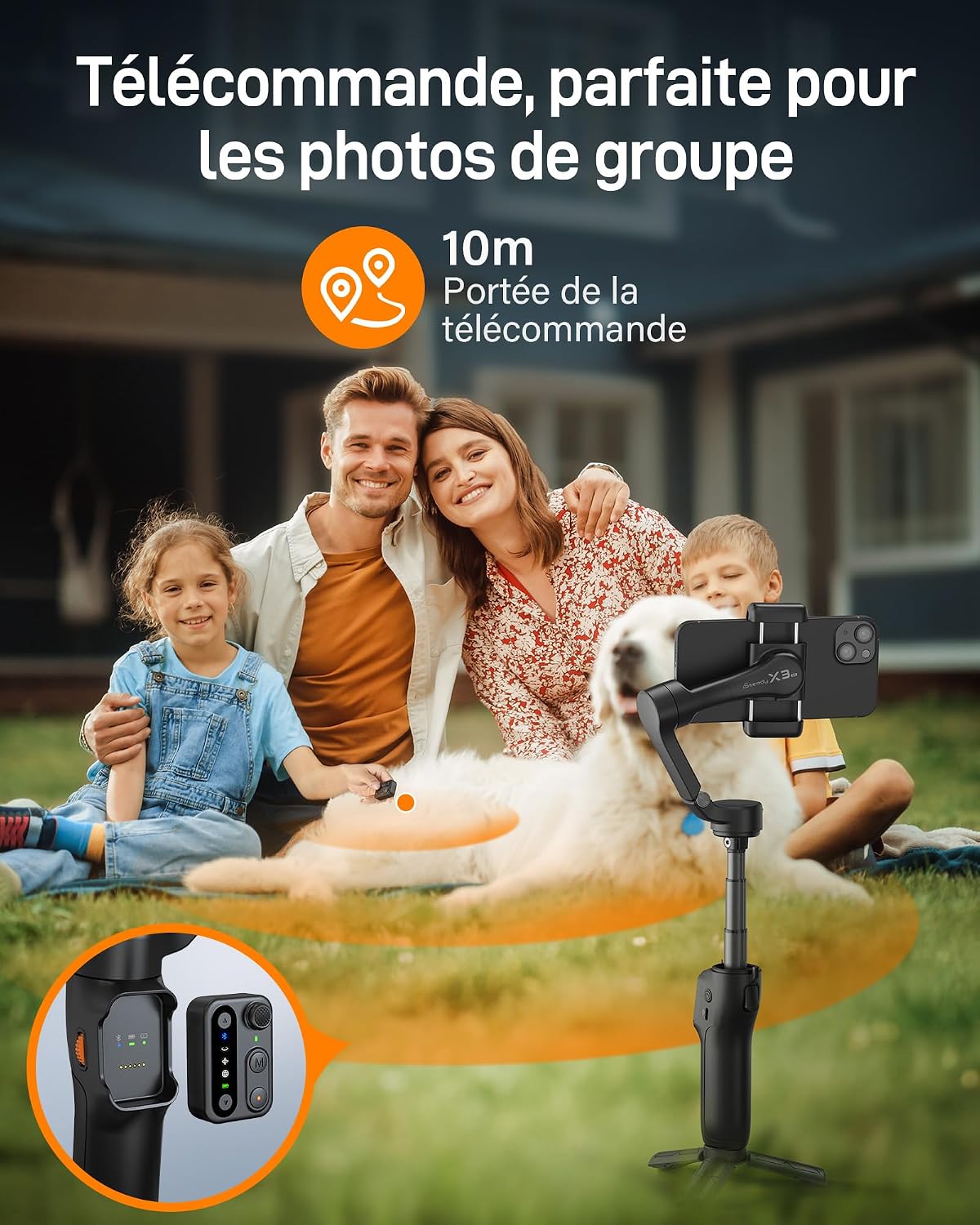 Detalle 2 de Hohem iSteady X3 SE Plus stabilisateur smartphone
