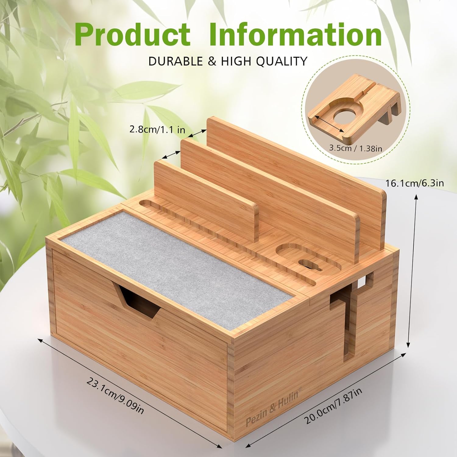 Thumbnail 6 de Pezin & Hulin Bamboo Charging Dock Rack