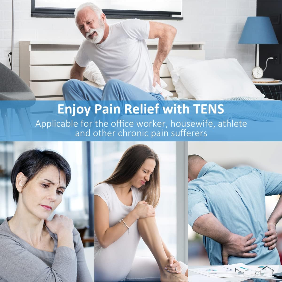 Thumbnail 5 de Comfytemp Wireless TENS Machine 15‑mode for Pain Relief