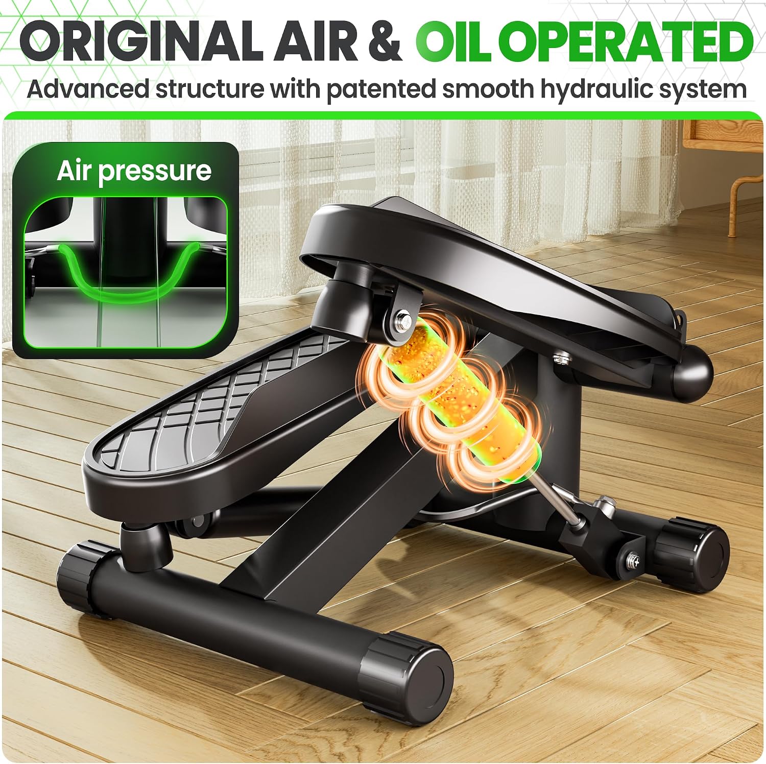 Detalle de Ultrasport 2in1 mini stepper LCD 100 kg