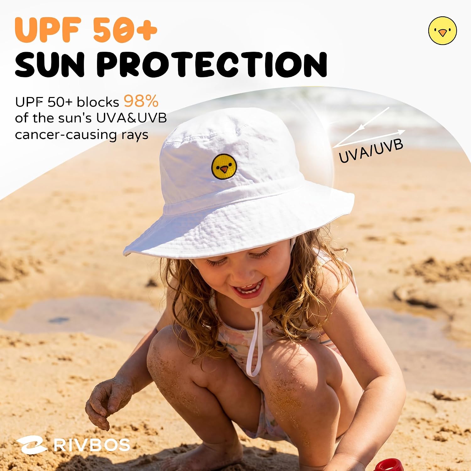 Detalle de RIVBOS Baby Sun Hat Polyester
