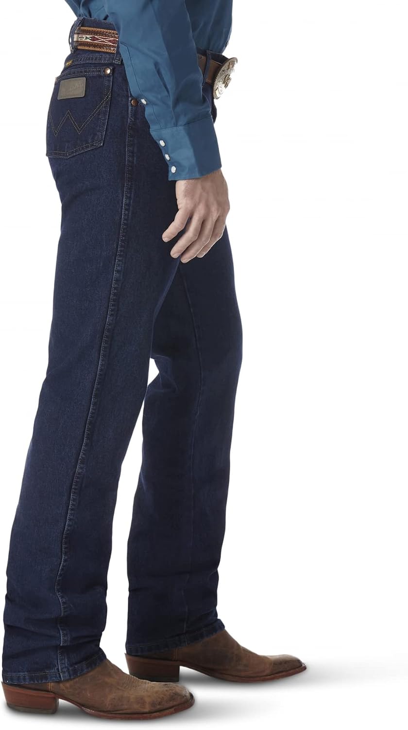Detalle 2 de Wrangler 13mwz – męskie jeansy w stylu western, klasyczny układ 5 kieszeni